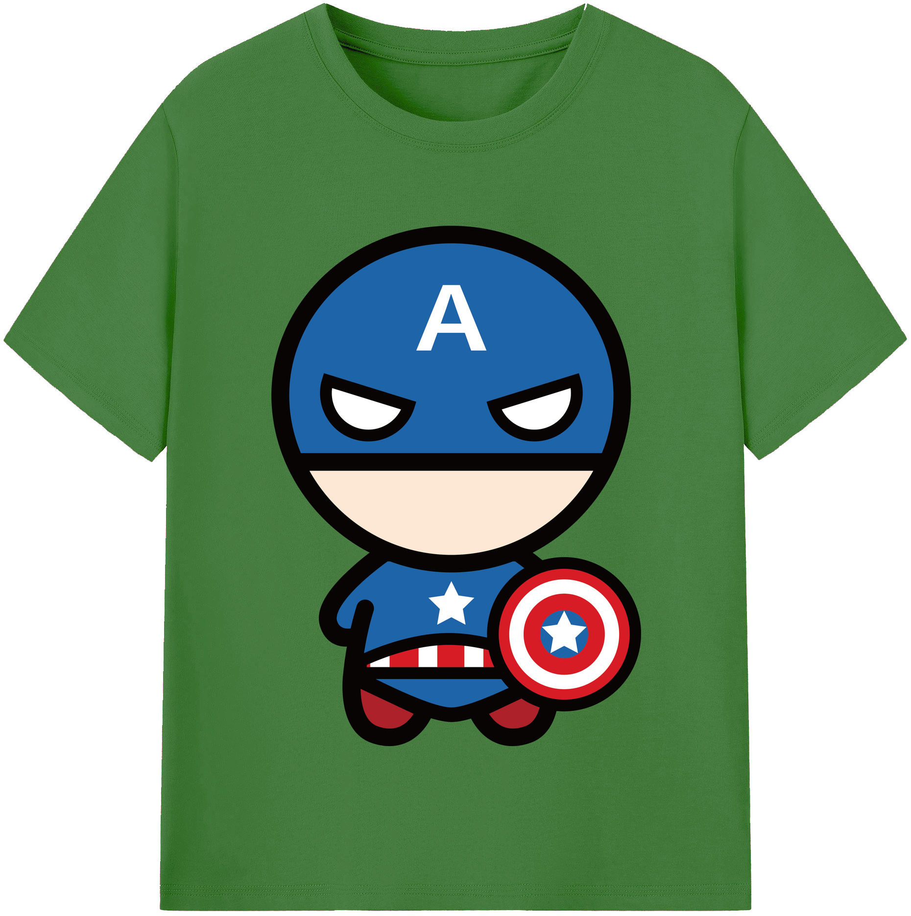 （画像用） アベンジャーズ The Avengers レディースカジュアルプリントTシャツ（綿100％）